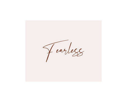 Fearless - Poster / Art Print