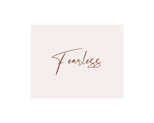 Fearless - Poster / Art Print