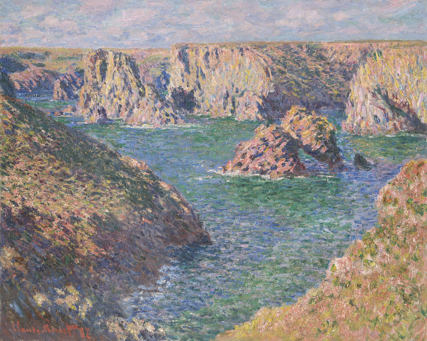 Port Domois, Belle Isle (1887) By Claude Monet - Poster / Art Print