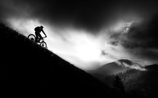 Sunrise ride - Poster / Art Print