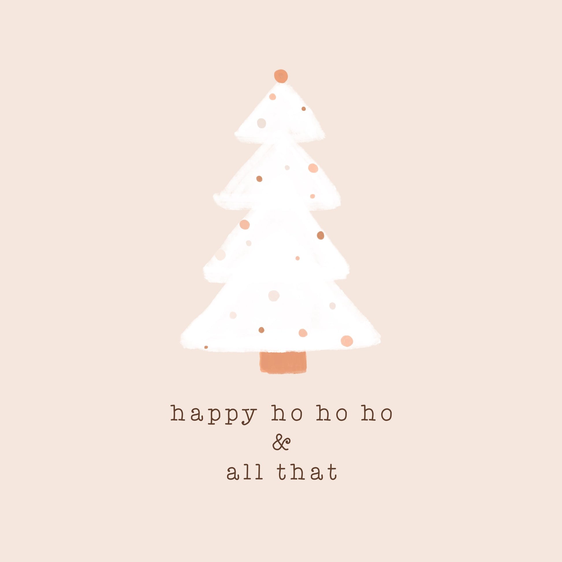 Happy Ho Ho Ho - Poster / Art Print