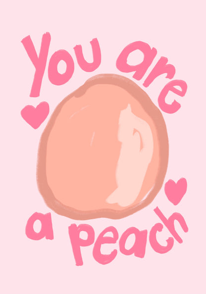 Peach - Poster / Art Print