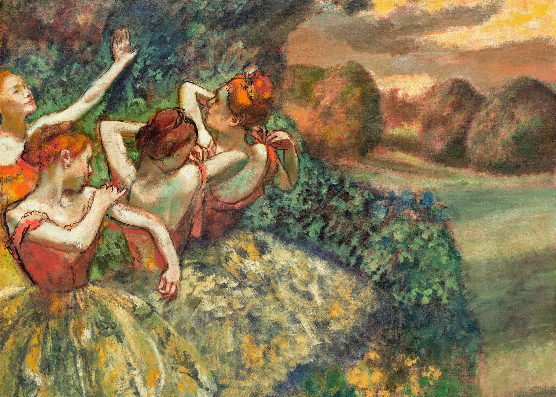 Four Dancers - Poster / Art Print