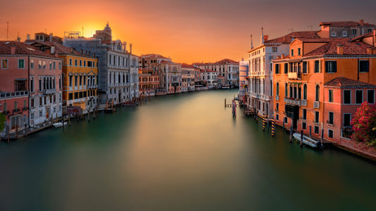 Sunset in Venice - Poster / Art Print