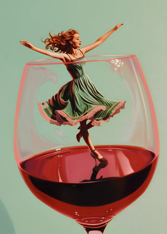 Wine Dance - Poster / Art Print
