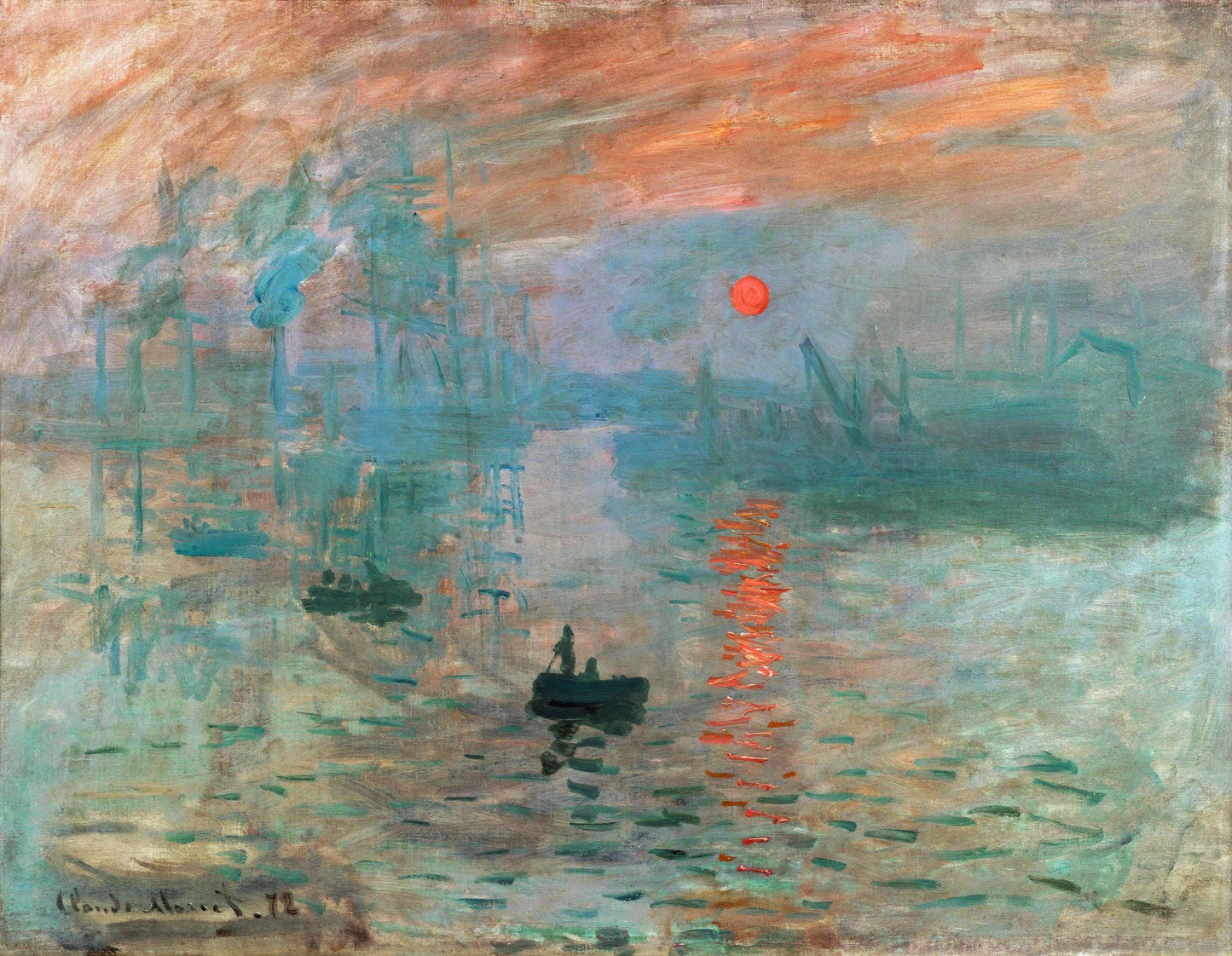 Sunrise 1872 - Poster / Art Print