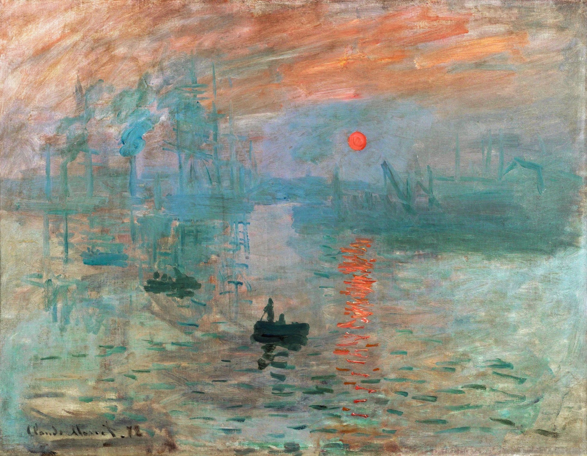 Sunrise 1872 - Poster / Art Print