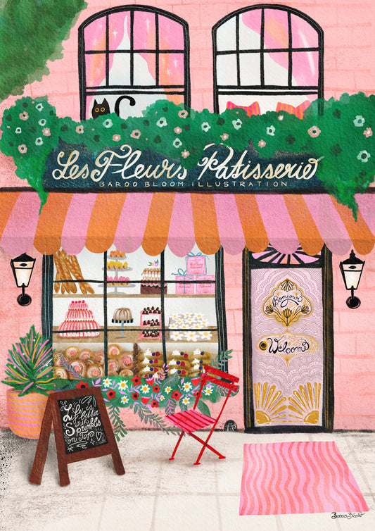Bake Shop Front - Poster / Art Print