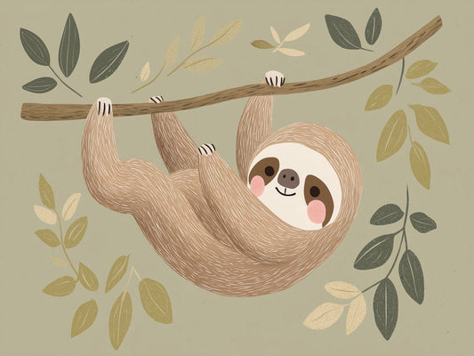 Cuteslothjpg - Poster / Art Print