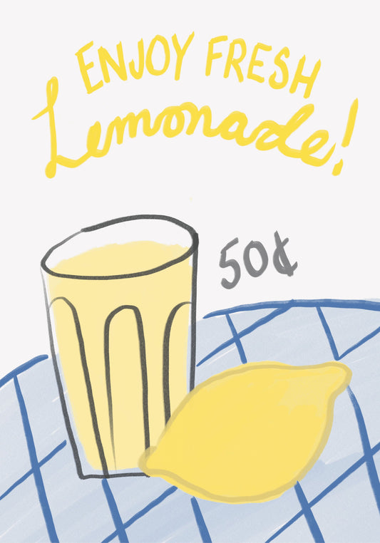 Fresh Lemonade - Poster / Art Print