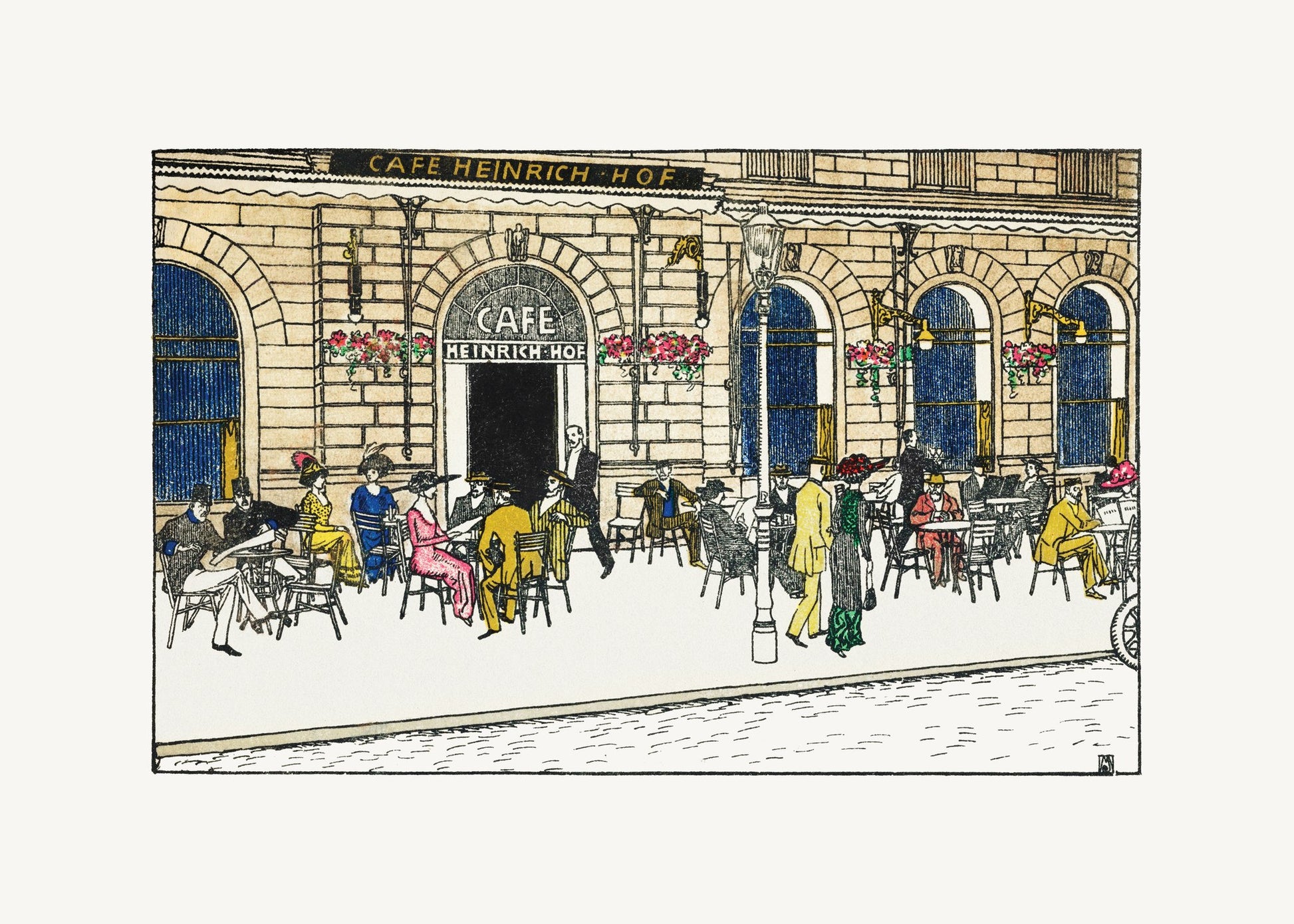 Café Heinrichhof - Poster / Art Print