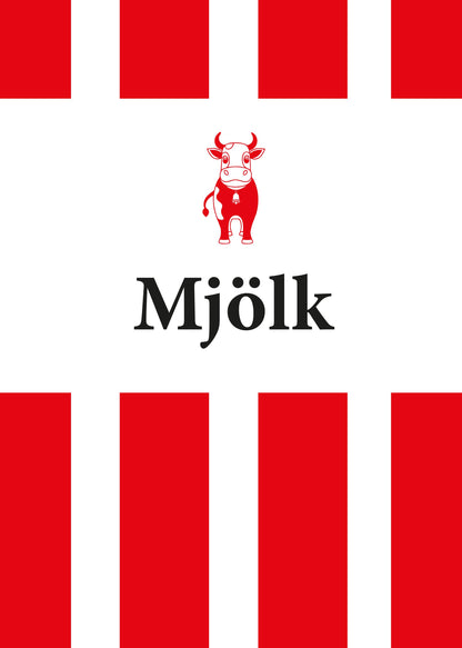 Mjölk Röd - Poster / Art Print