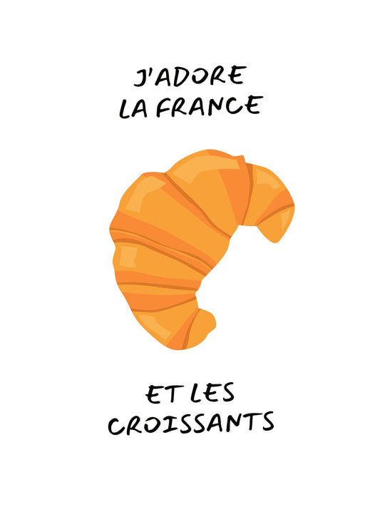 J´adore la france - Poster / Art Print