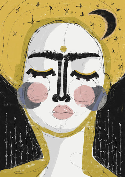 The Goddess Of The Night - Poster / Art Print
