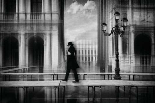 dry footed walk - Poster / Art Print