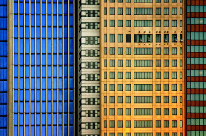 Windows on the City - Poster / Art Print