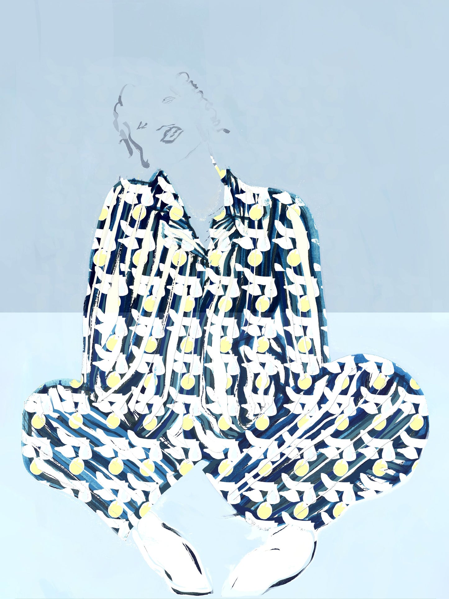 Pyjama Woman 1 - Poster / Art Print