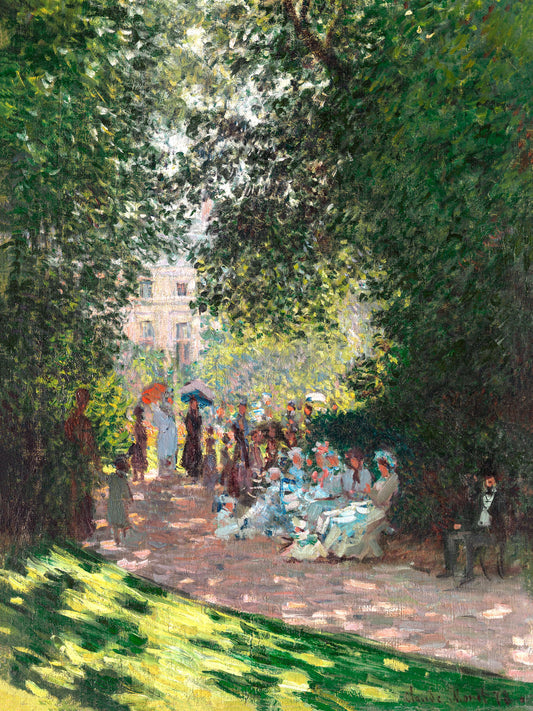 The Parc Monceau (1878) By Claude Monet - Poster / Art Print