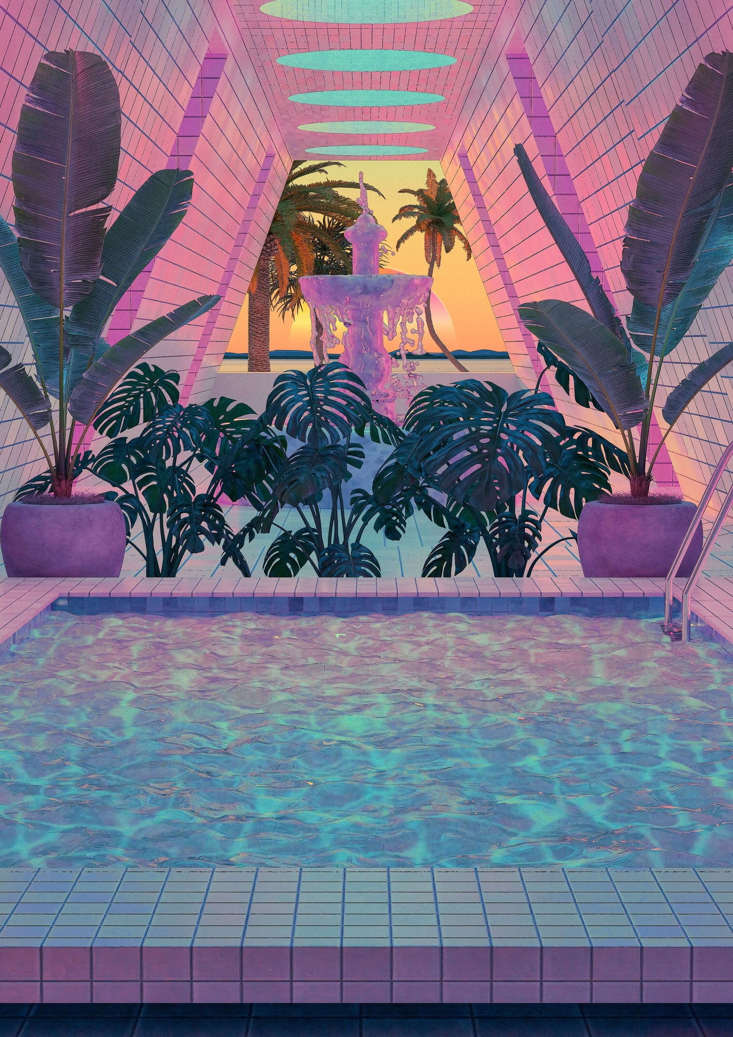 Vapor Pool - Poster / Art Print