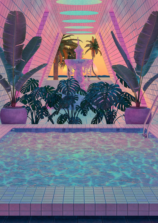 Vapor Pool - Poster / Art Print