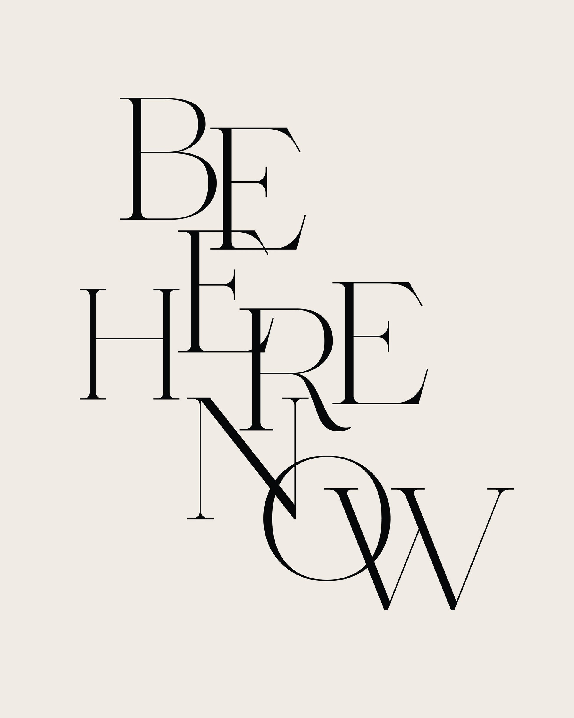 Be Here Now - Poster / Art Print