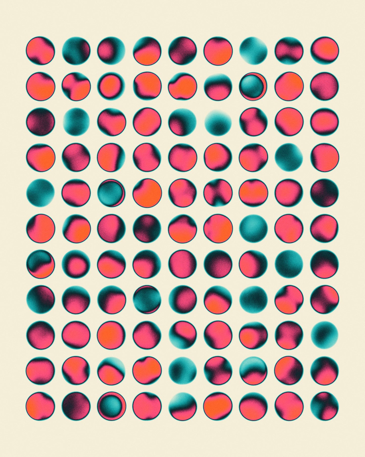 Color Burn 12 - Poster / Art Print