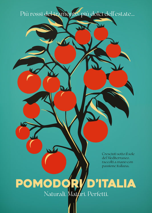 Vibrant Red Tomatoes - Poster / Art Print