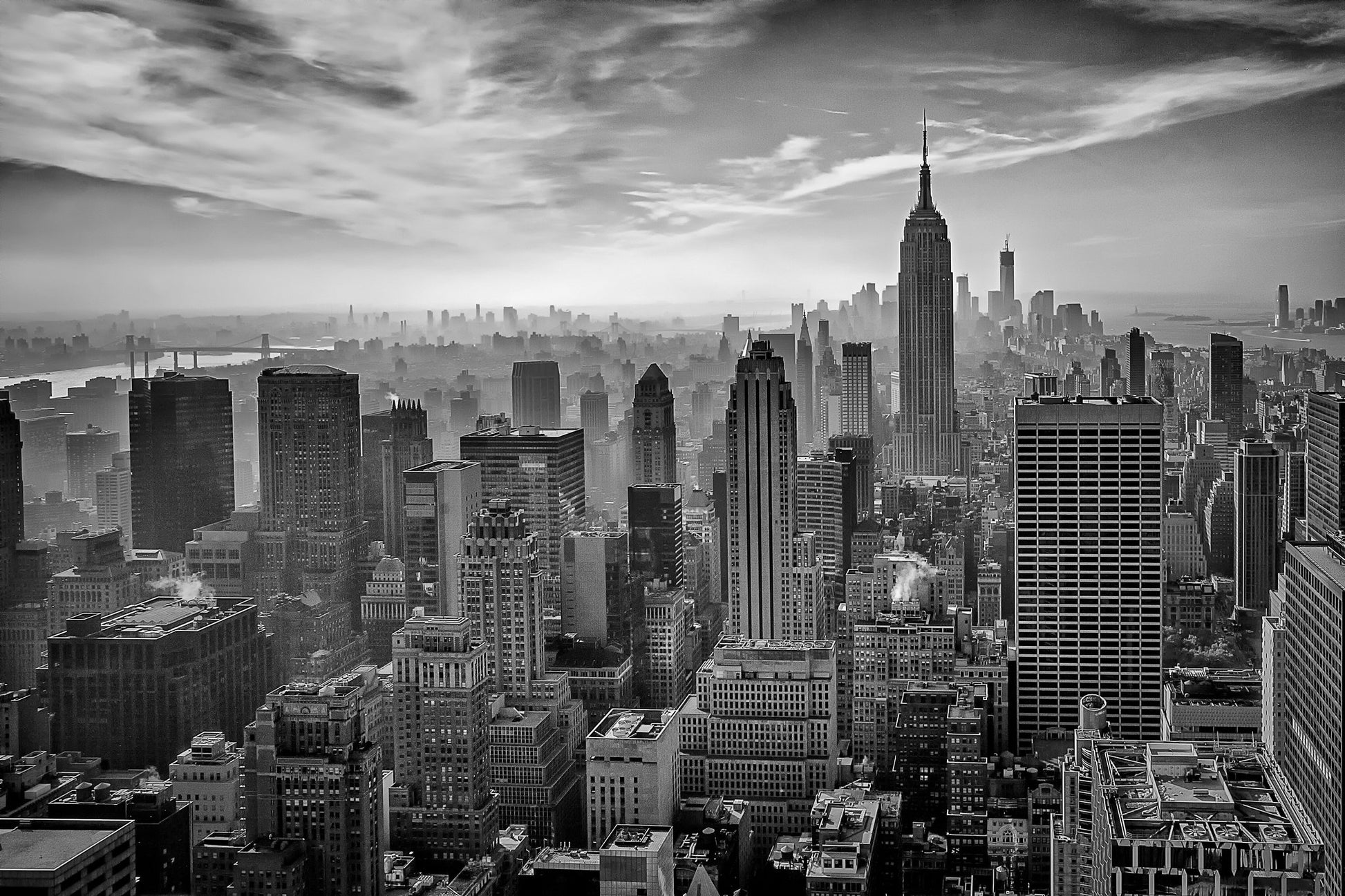 Hazy Gotham - Poster / Art Print