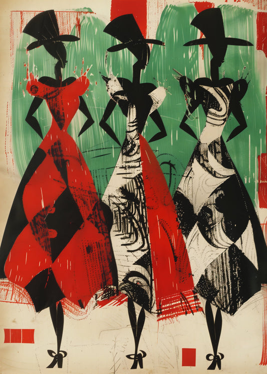Ladies In Hats - Poster / Art Print