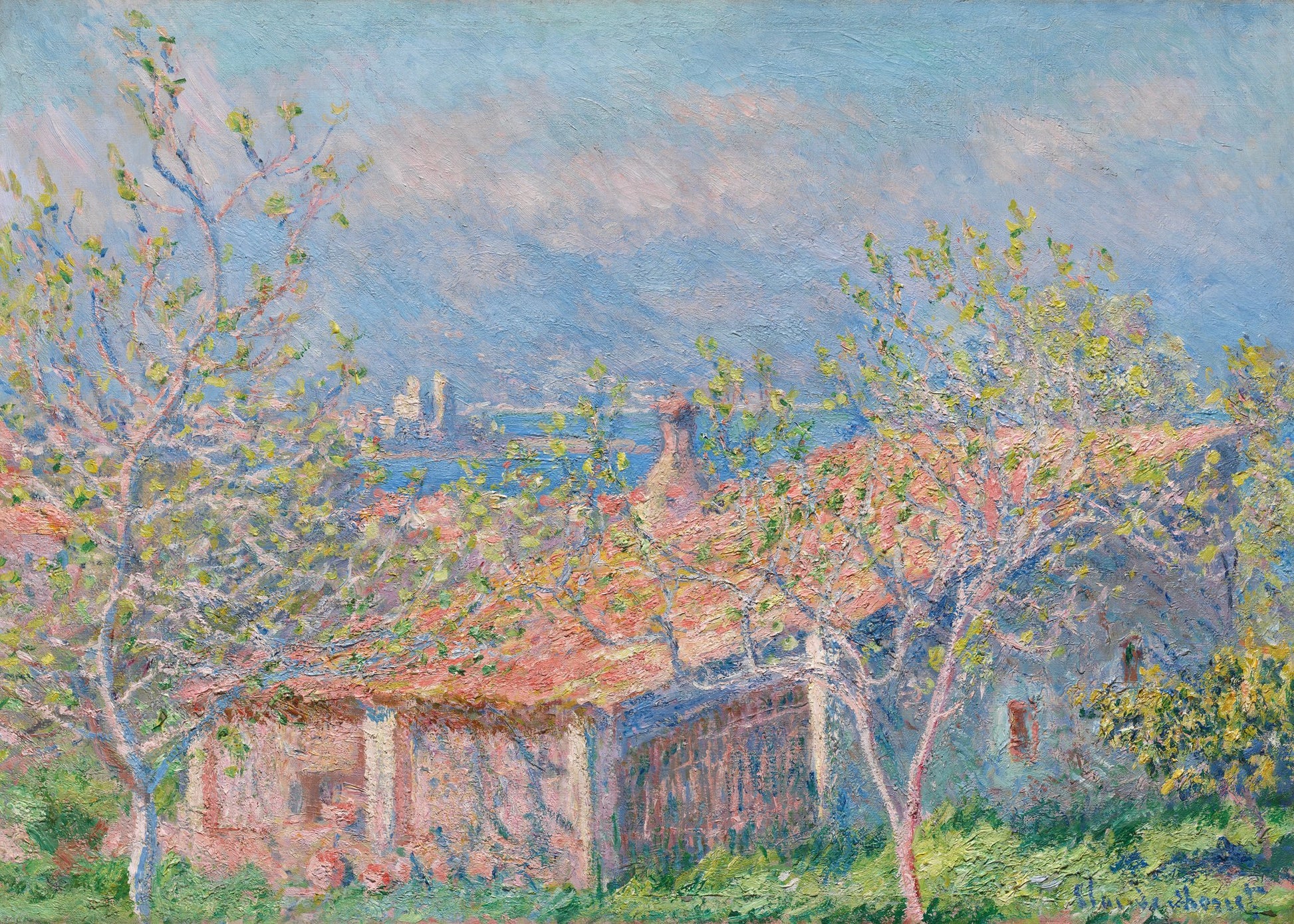 Gardener's House At Antibes (1888) By Claude Monet - Poster / Art Print
