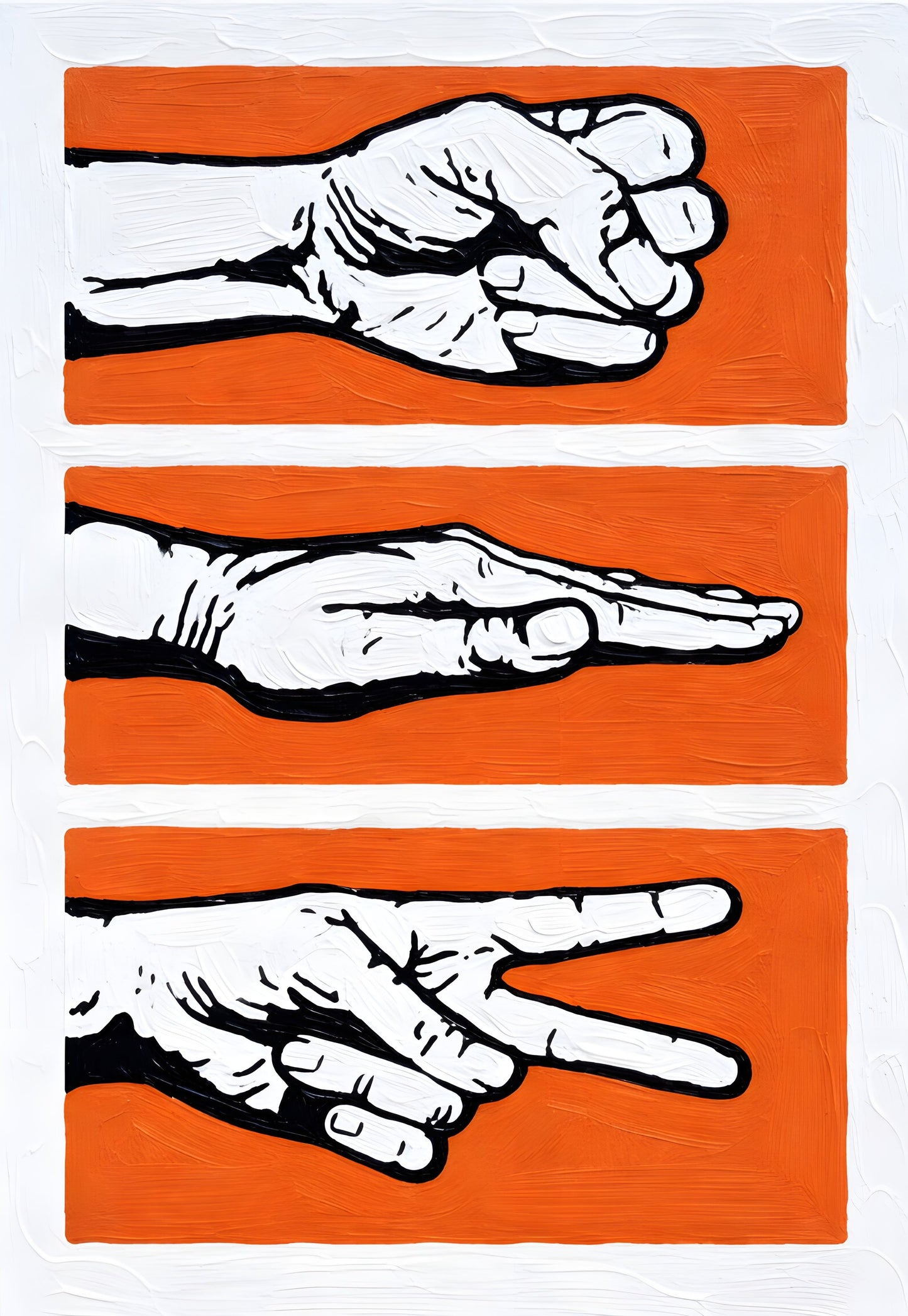 Rock, Paper,Scissors - Poster / Art Print