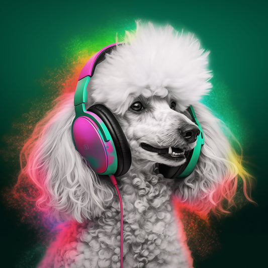 Party Poodle - Poster / Art Print