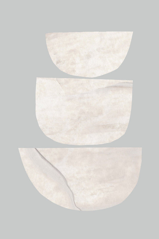 Textured Organic Shapes - Poster / Art Print
