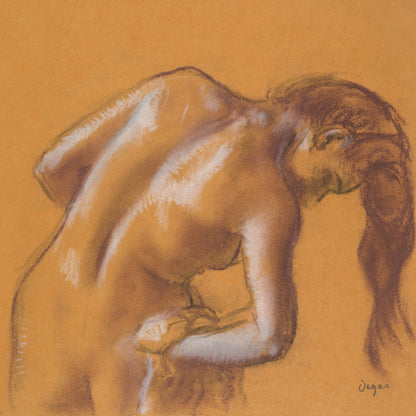 Bather Drying Herself - Poster / Art Print