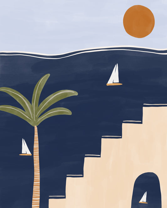 Sailboats - Poster / Art Print