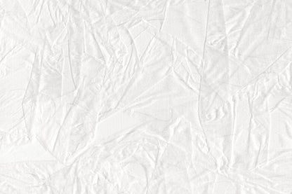 White Canvas Resembling Crumpled Paper - Poster / Art Print