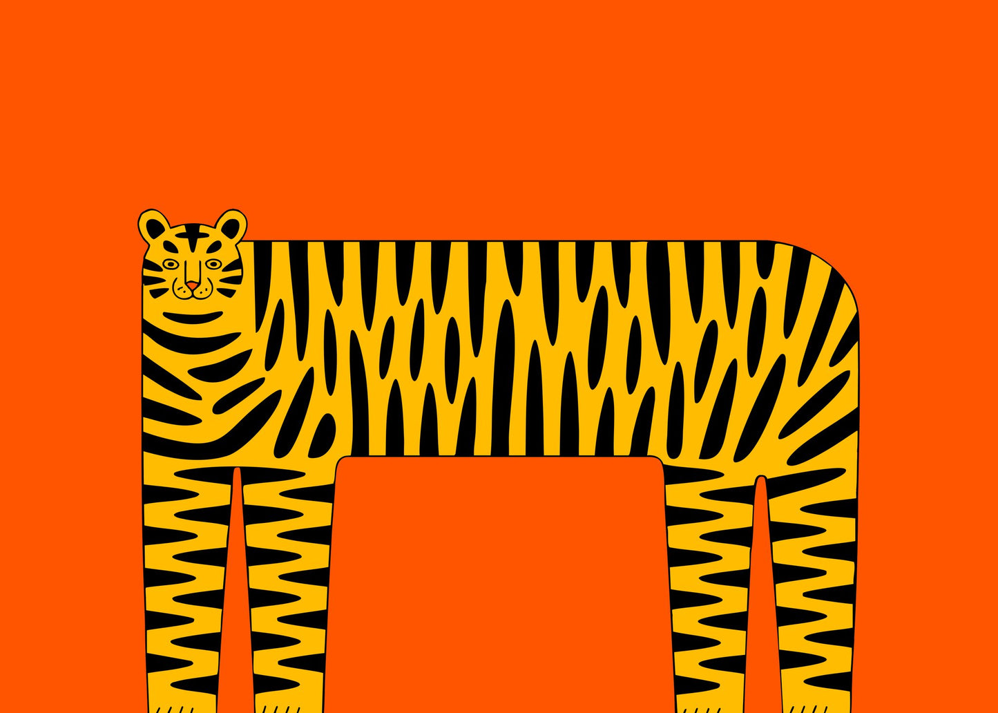 The Abstract Tiger - Poster / Art Print