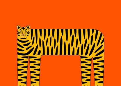 The Abstract Tiger - Poster / Art Print
