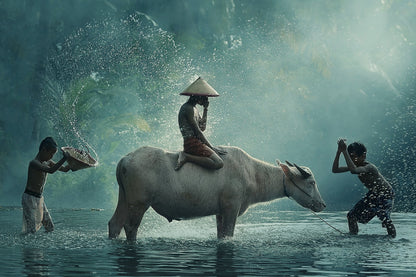 Water Buffalo - Poster / Art Print