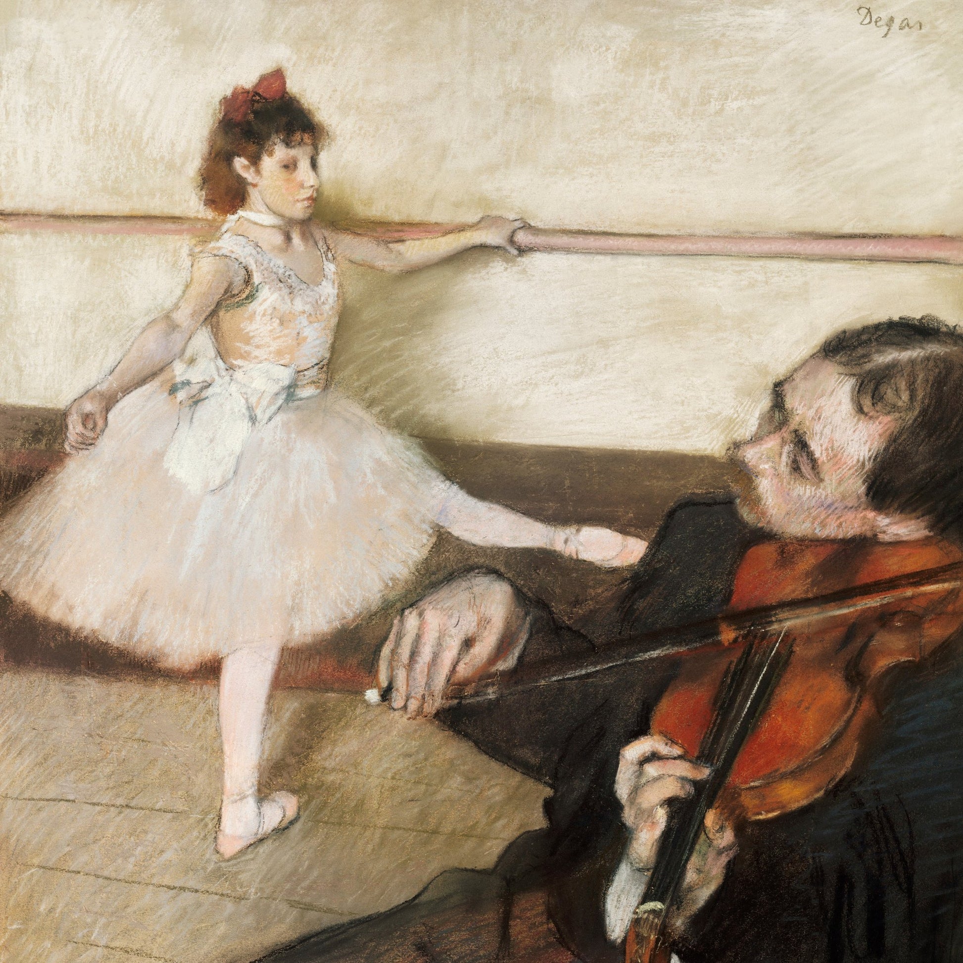 The Dance Lesson - Poster / Art Print