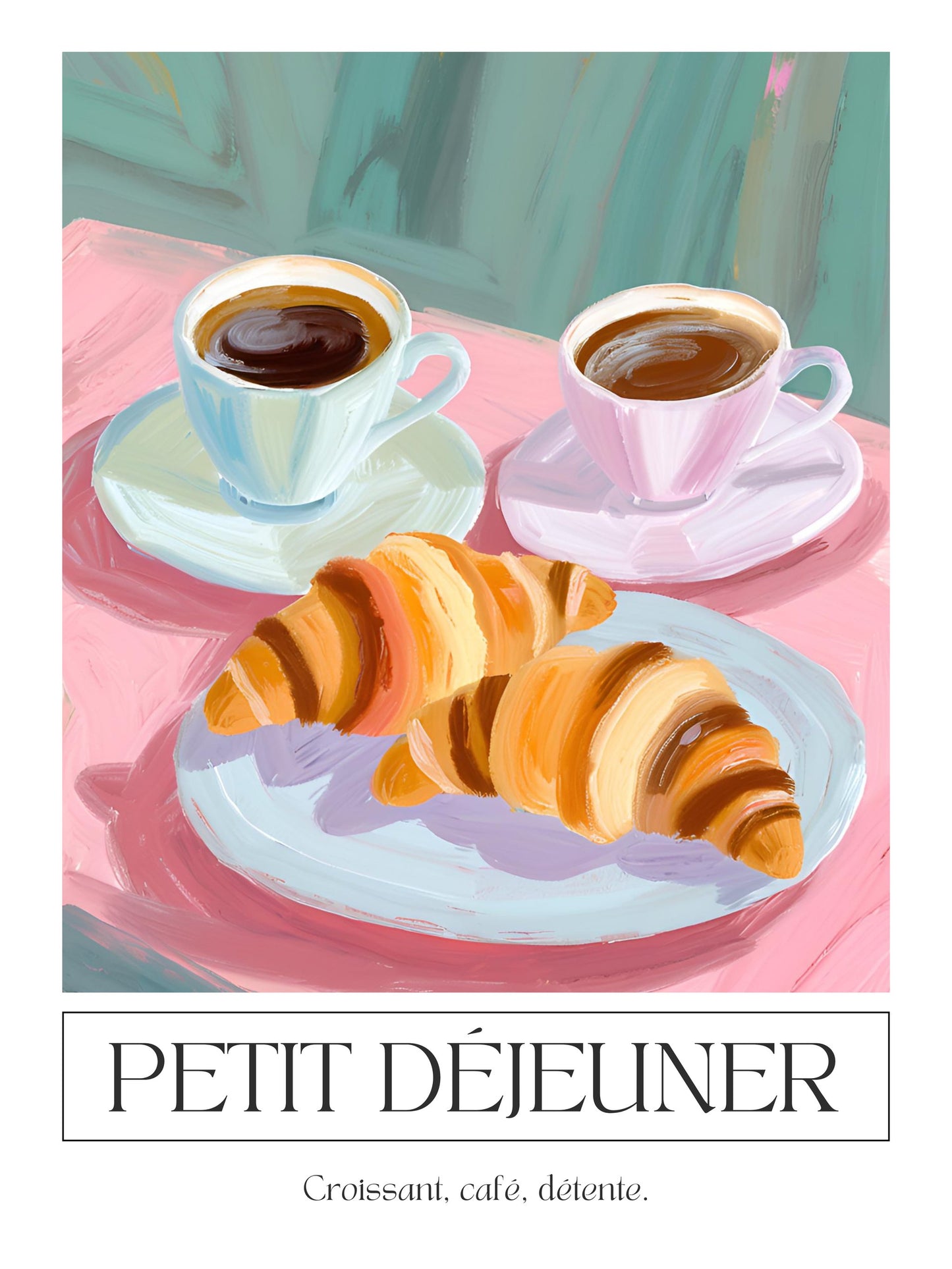Petit dejeuner - Poster / Art Print
