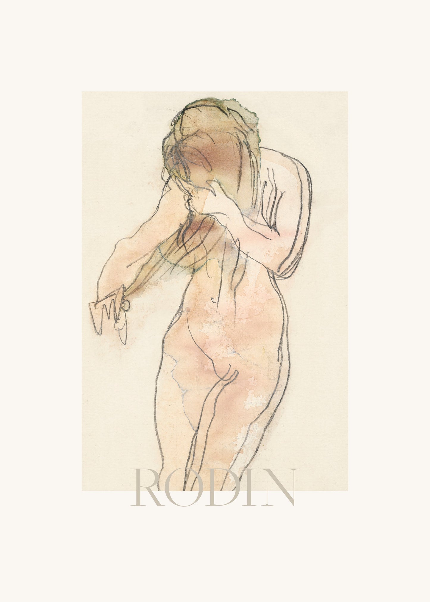 Study of Nude - Poster / Art Print