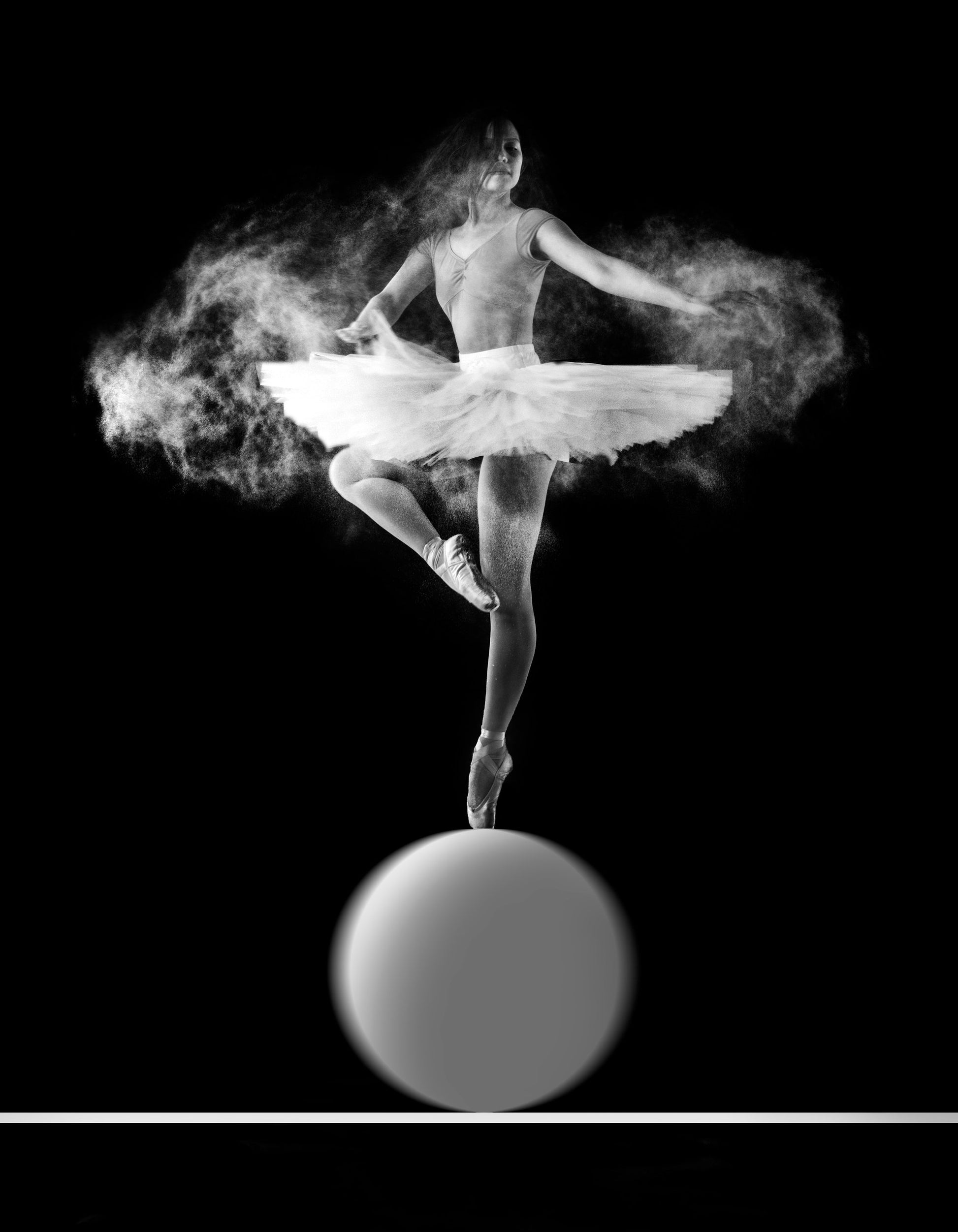 Spin with Ball - Poster / Art Print