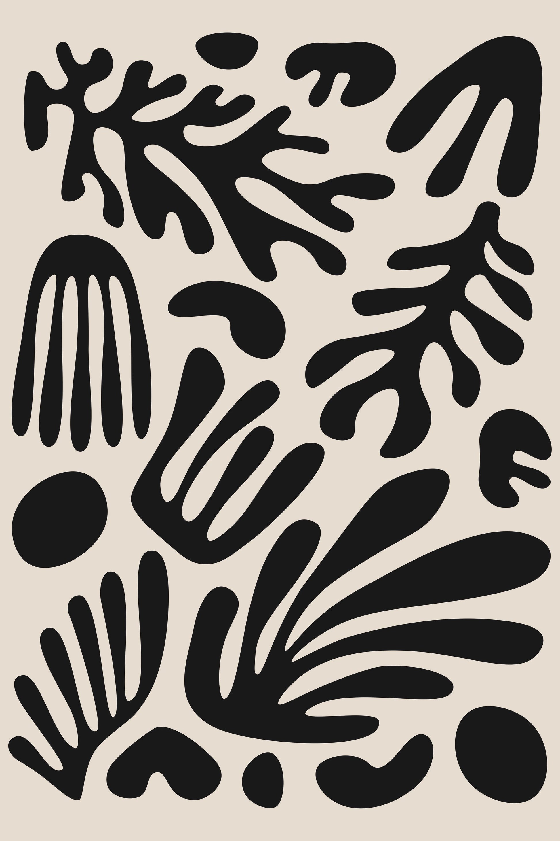Henri Matisse Black Algae Collection #3 - Poster / Art Print