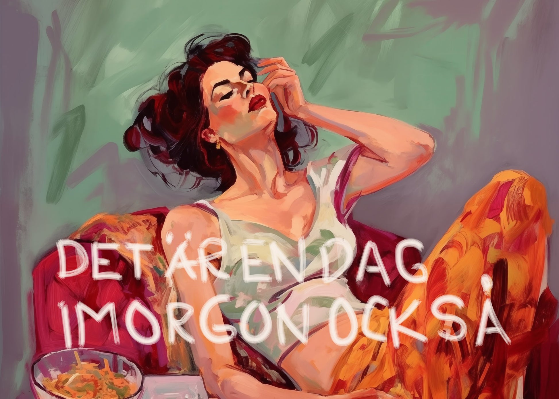 Det är en dag imorgon också - Poster / Art Print