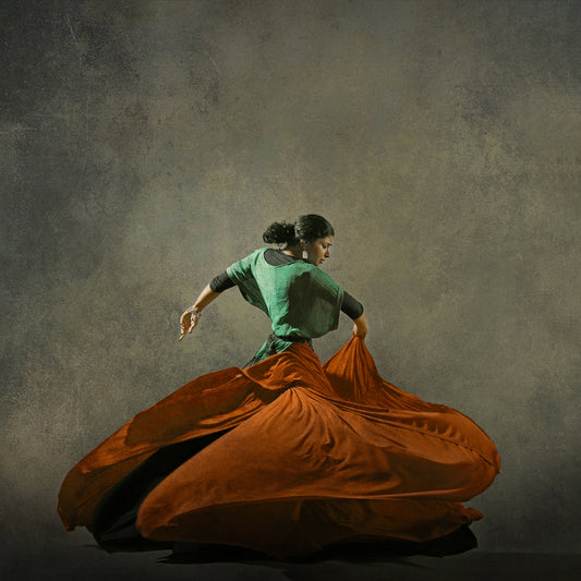 The girl & dance - Poster / Art Print