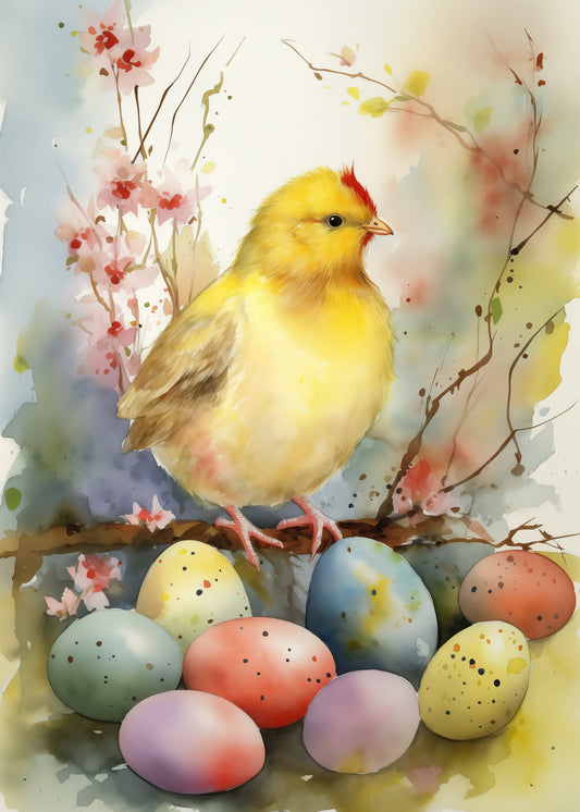 Happy Easter No 2 - Poster / Art Print