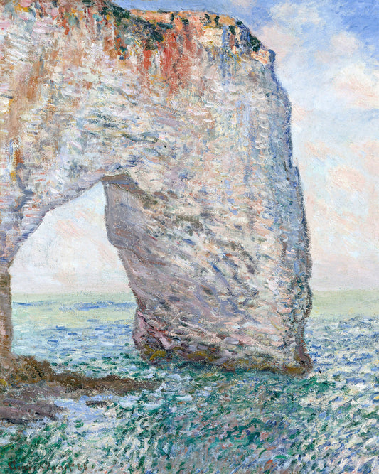 The Manneporte Near Étretat (1886) - Poster / Art Print