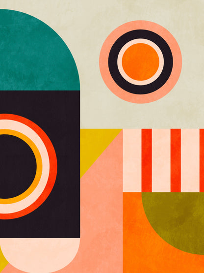 Playing Around Shapes 2 - Poster / Art Print