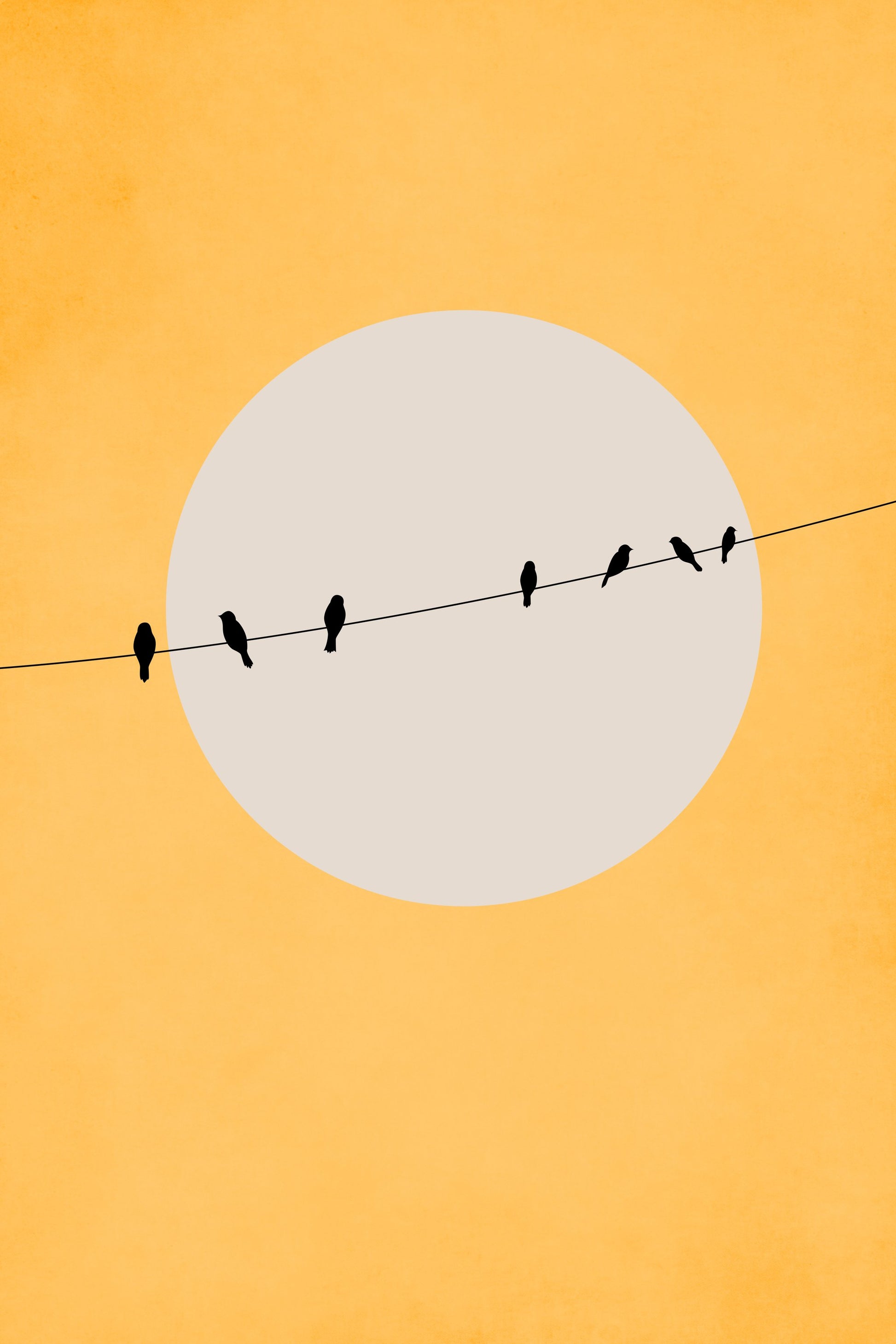 Chirping and Chilling - Poster / Art Print